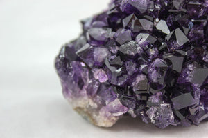 Raw amethyst crystal
