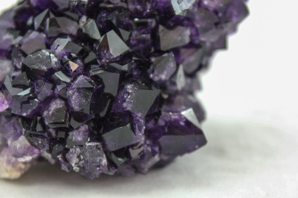 Raw amethyst crystal