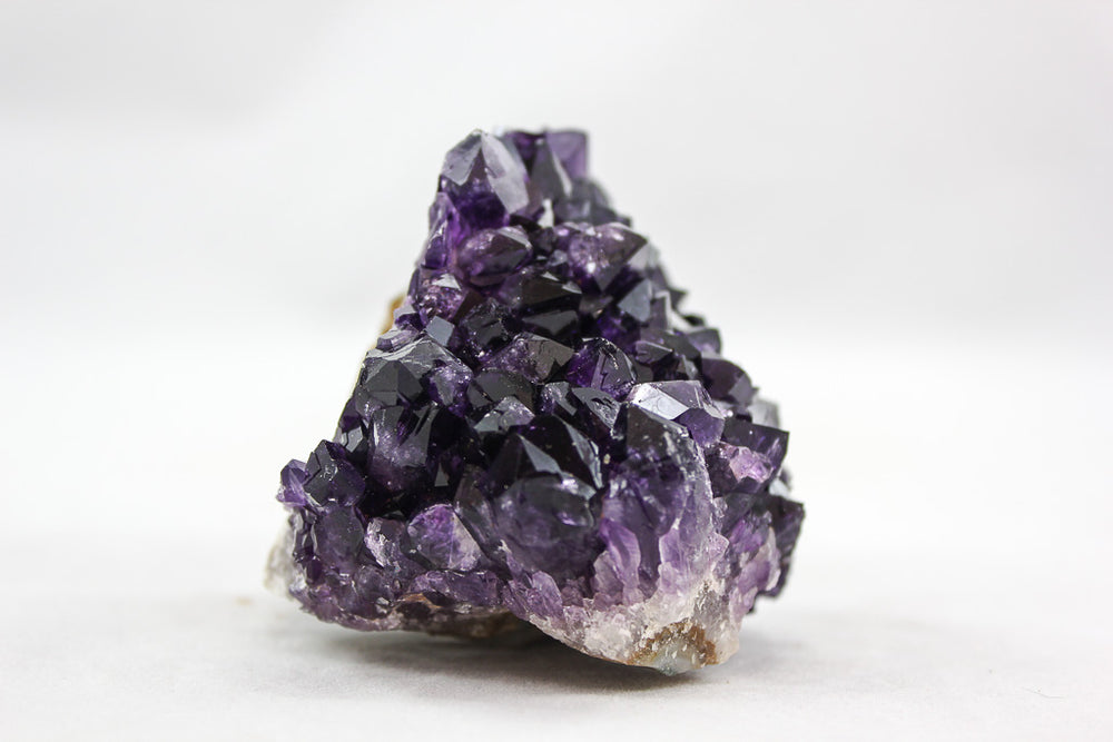 Raw amethyst crystal