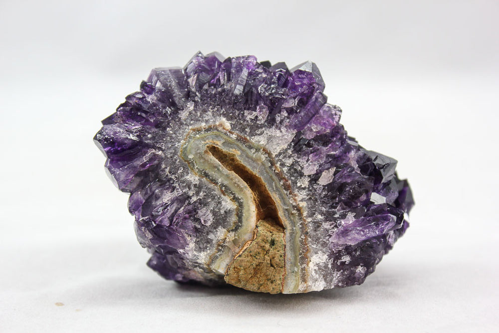 Raw amethyst crystal