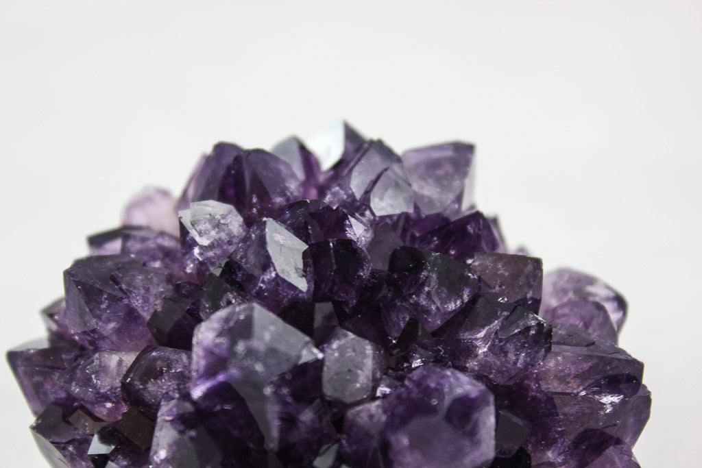 Raw amethyst crystal