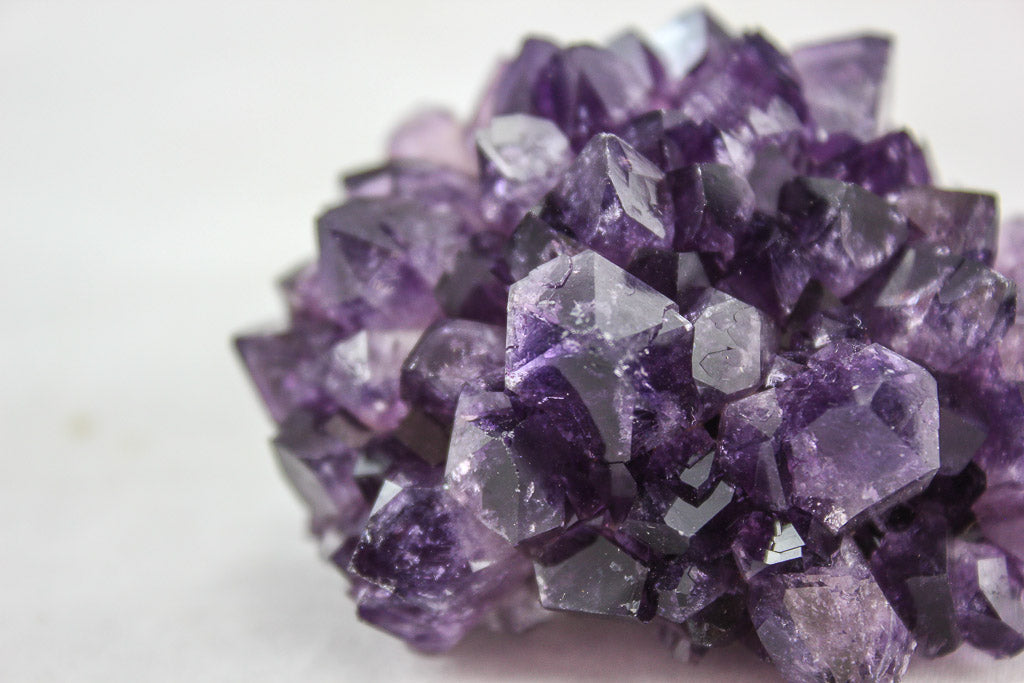 Raw amethyst crystal