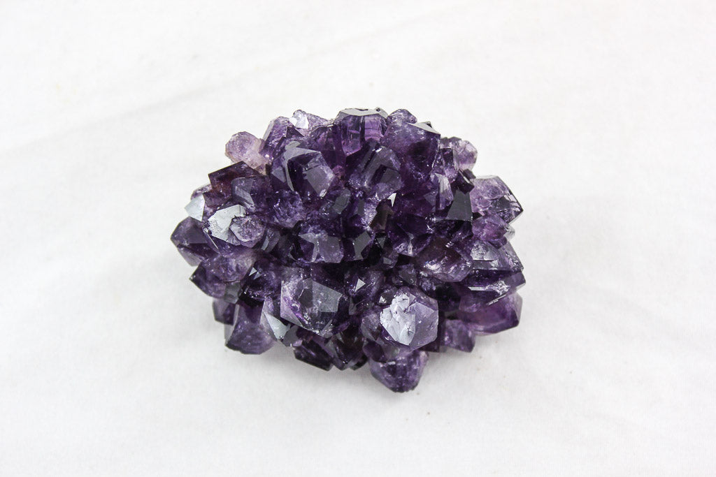 Raw amethyst crystal