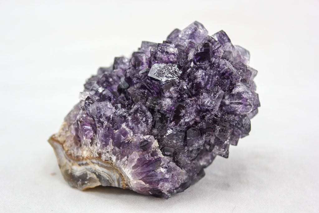 Raw amethyst crystal