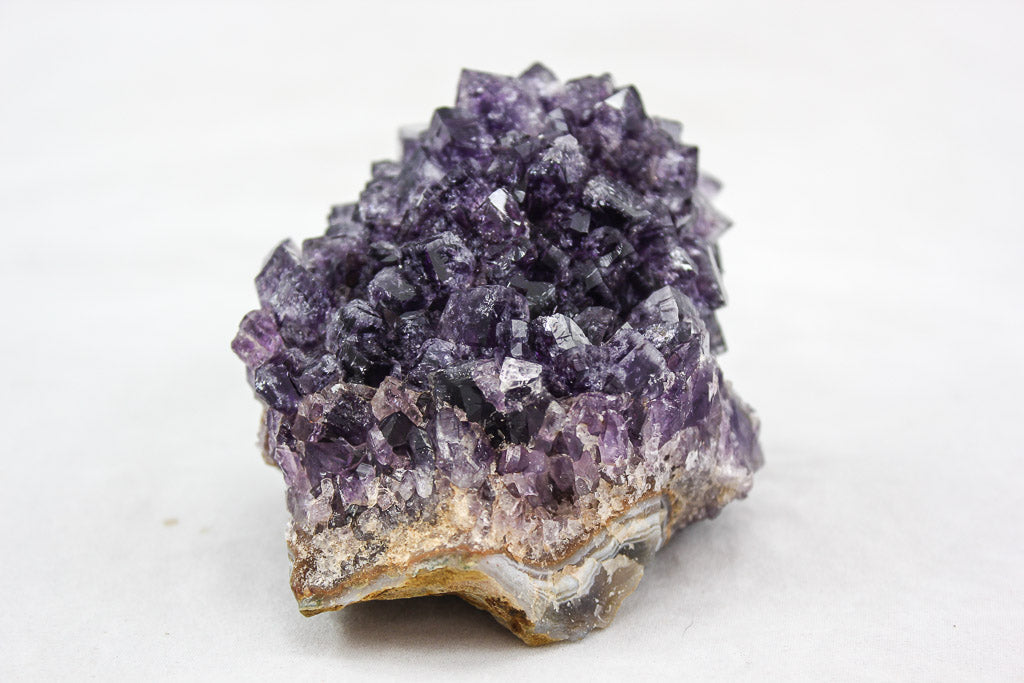 Raw amethyst crystal