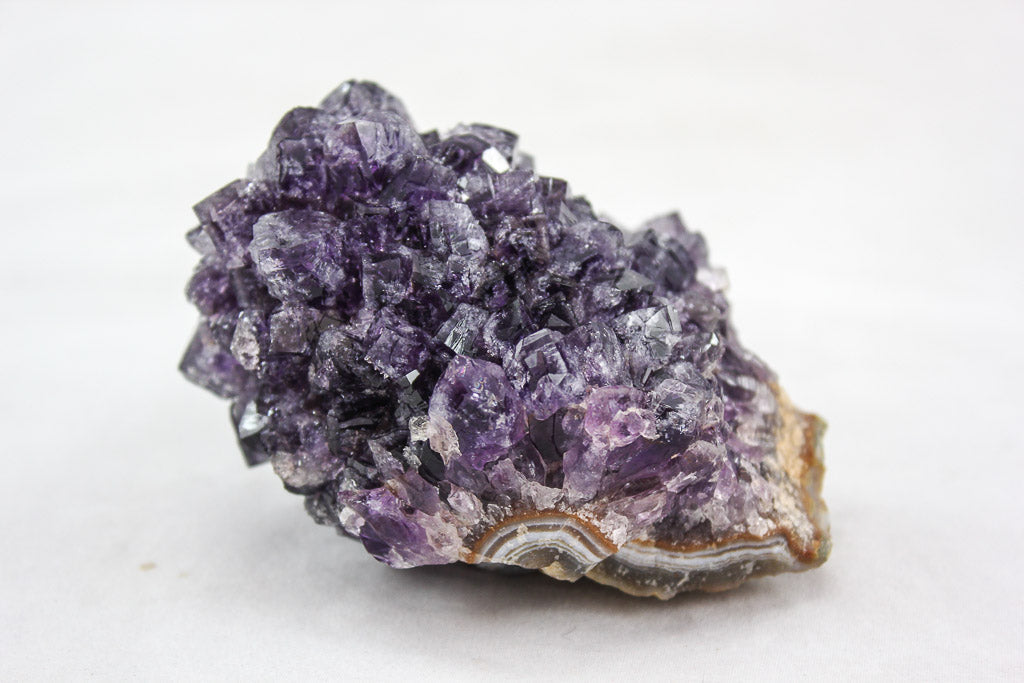 Raw amethyst crystal