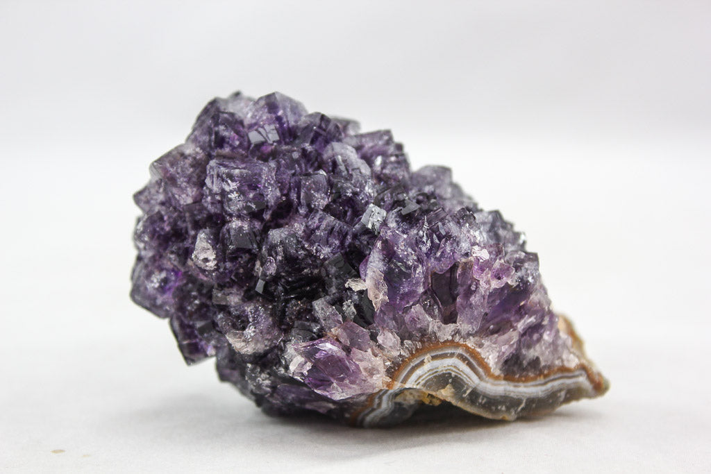 Raw amethyst crystal
