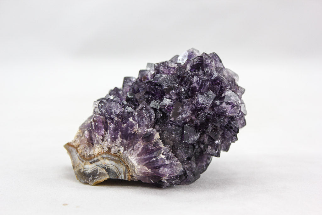 Raw amethyst crystal