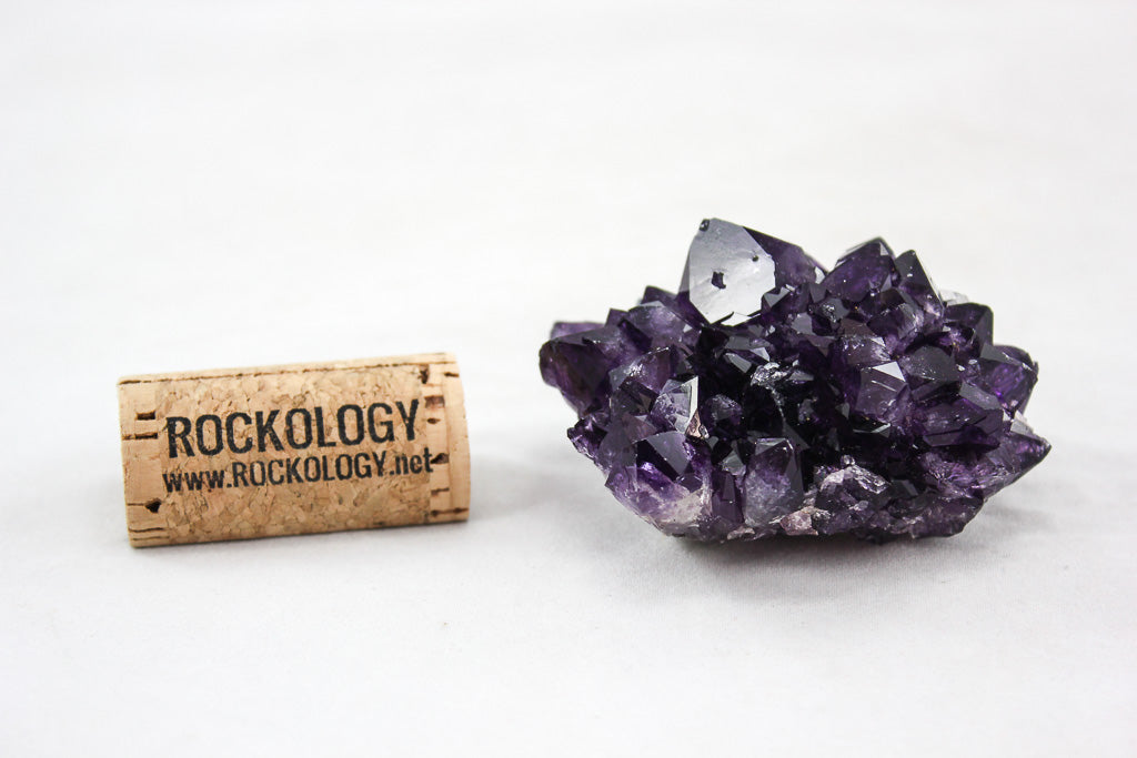 Raw amethyst crystal