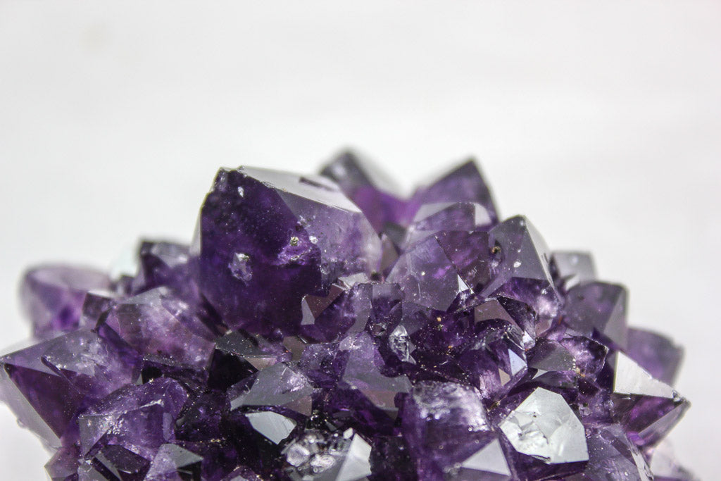 Raw amethyst crystal