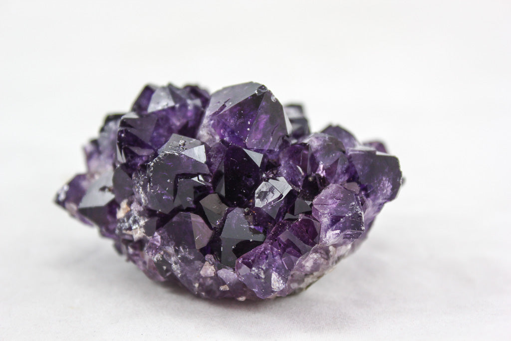 Raw amethyst crystal