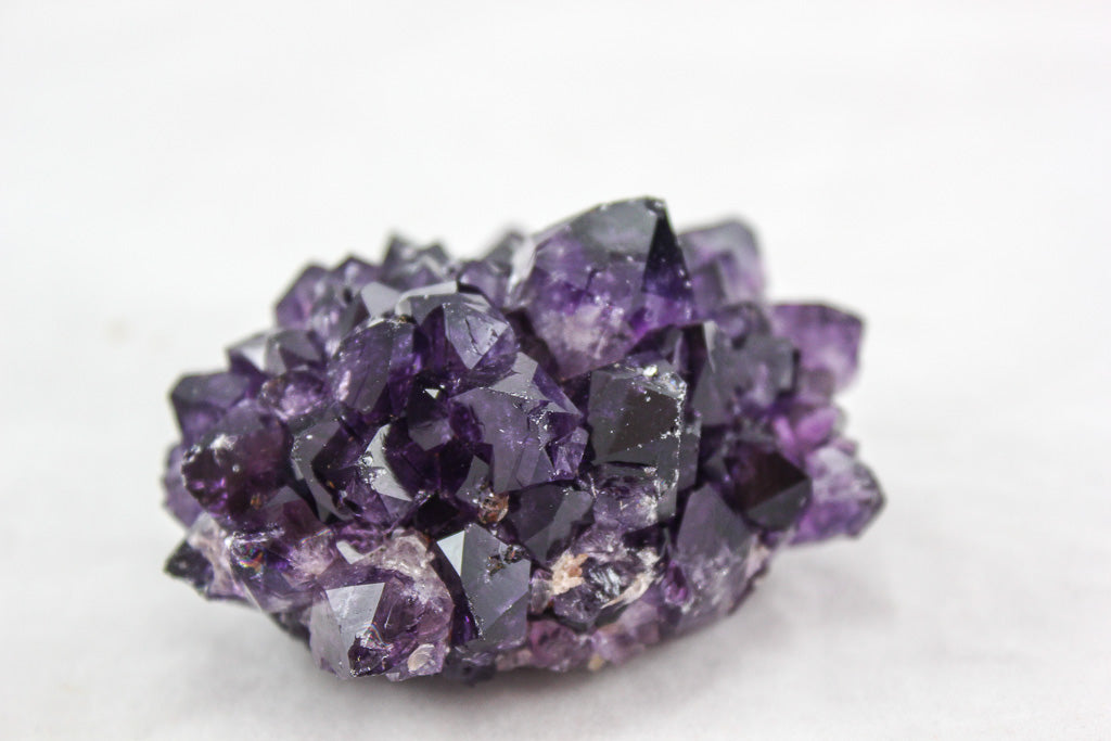 Raw amethyst crystal