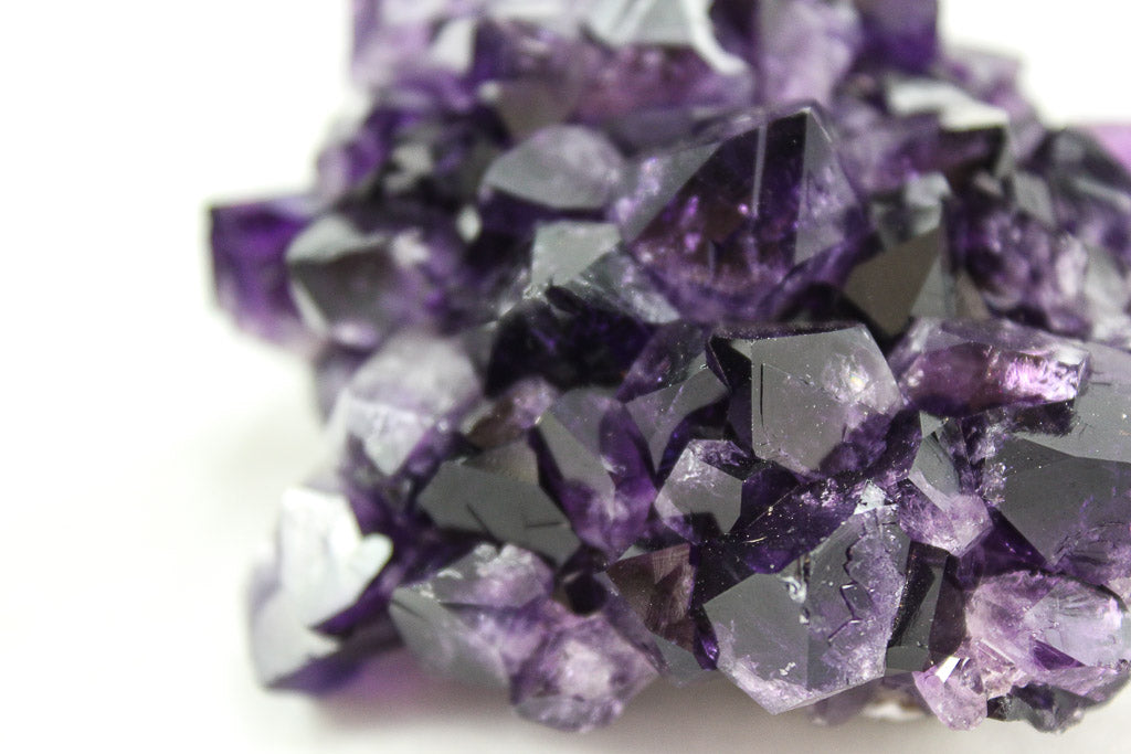 Raw amethyst crystal