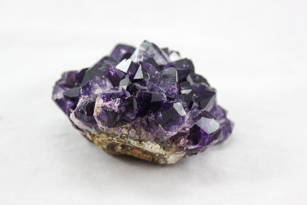 Raw amethyst crystal