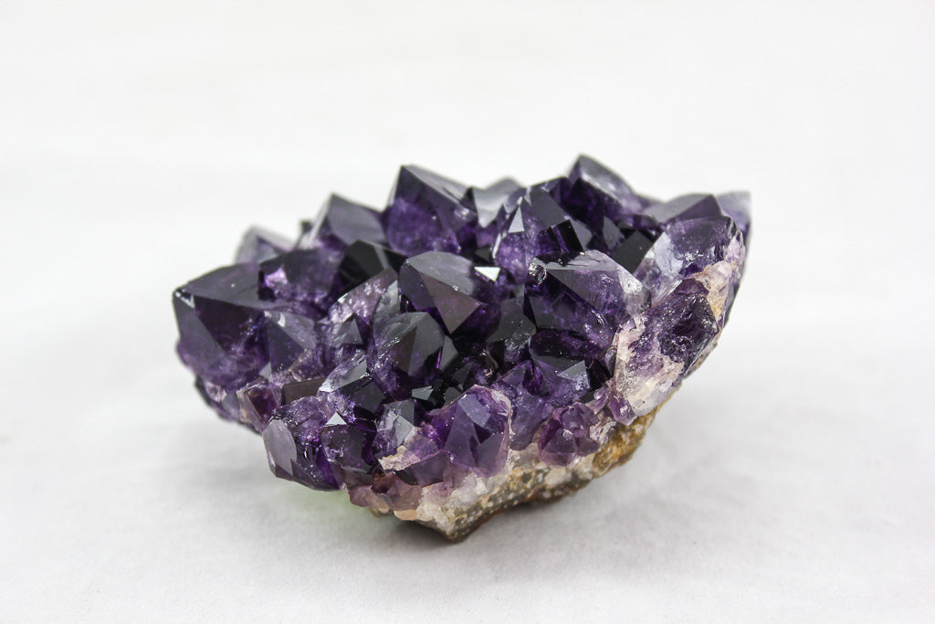 Raw amethyst crystal