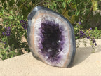 Stylish Amethyst Crystal Filled Geode