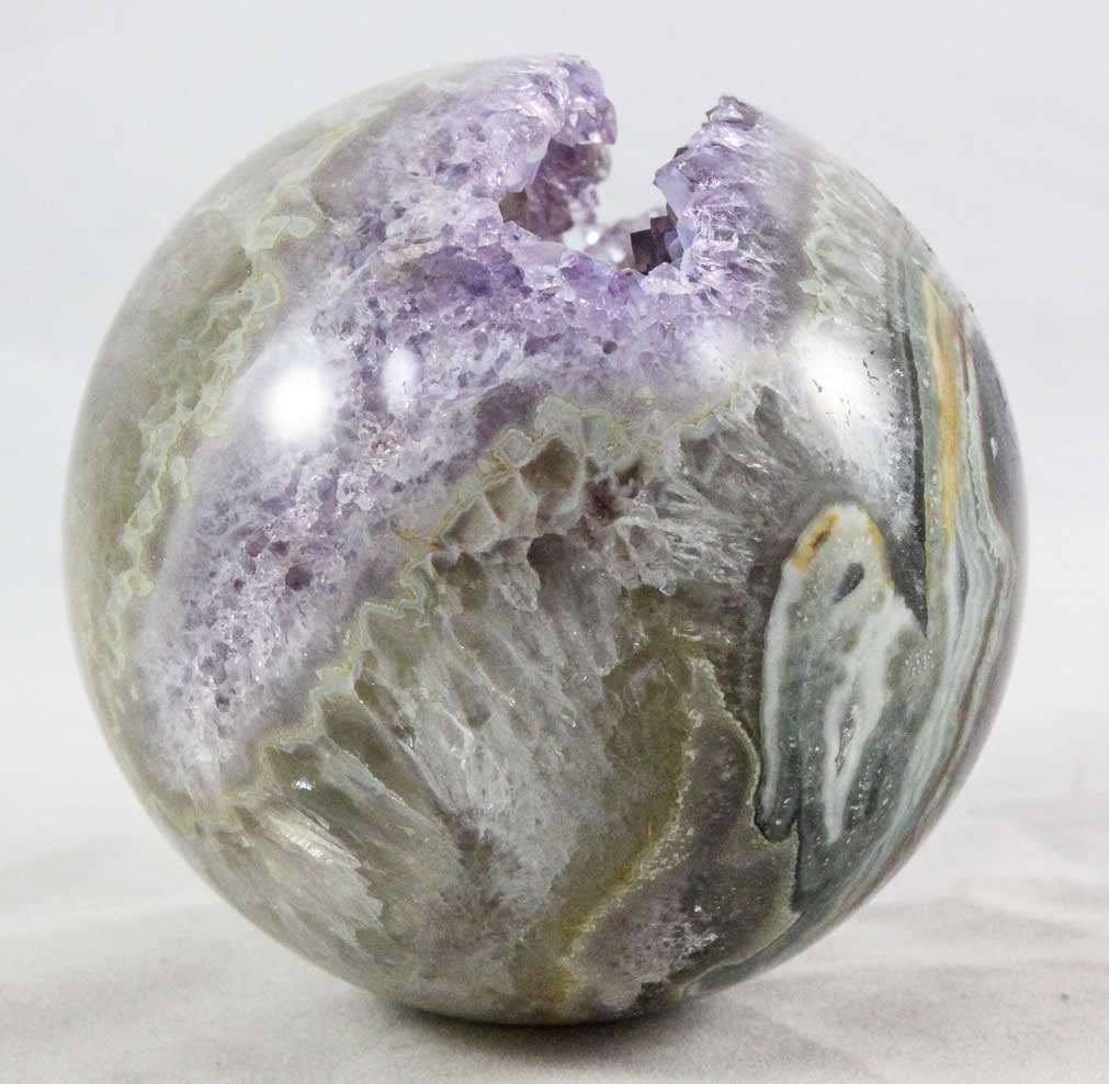 Amethyst/agate Sphere