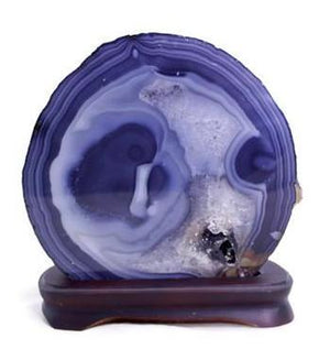 Blue Brazilian Agate Endcap