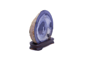 Blue Brazilian Agate Endcap