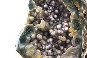 Uruguayan agate w/ druzy quartz