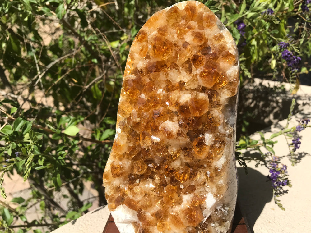 Polished Citrine Cluster