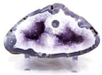 Large Agate Eye with Amethsyt Geode