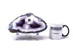 Large Agate Eye with Amethsyt Geode