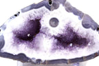 Large Agate Eye with Amethsyt Geode