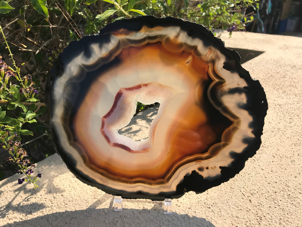 Multicolored Brazilian Agate Slice