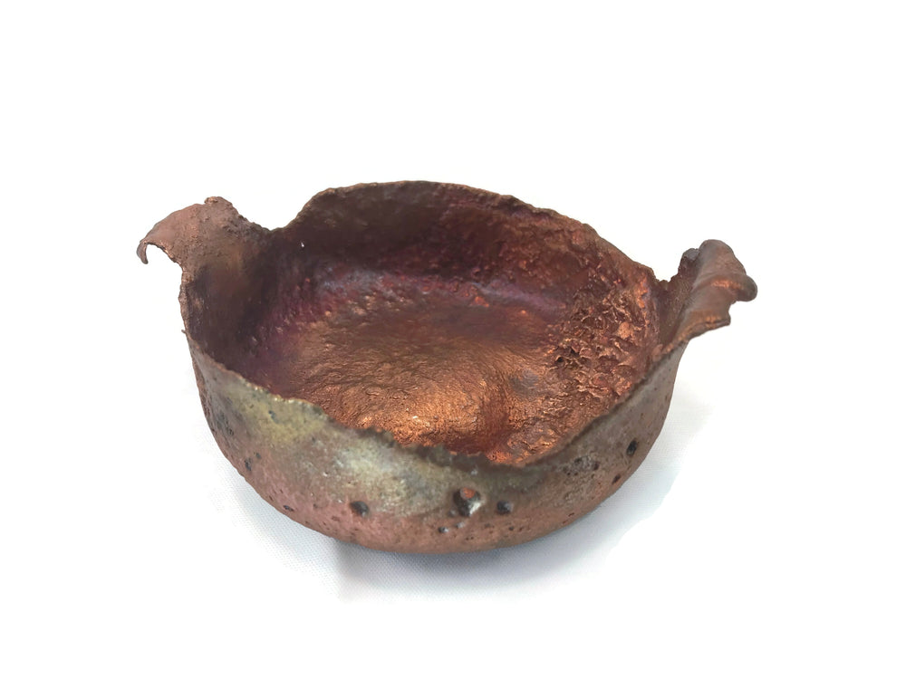 Rustic Splash Copper Bowl