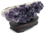 Horizontal Brazilian Amethyst Cluster