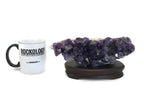 Horizontal Brazilian Amethyst Cluster