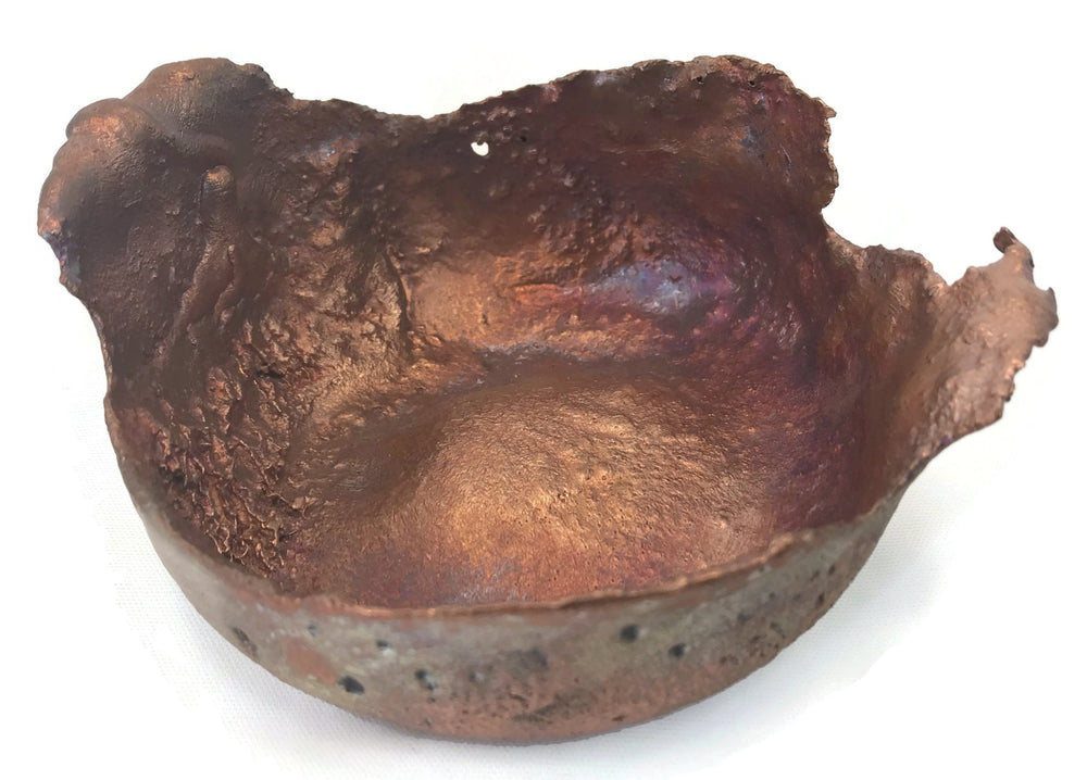 Rustic Splash Copper Bowl