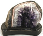 Rose Banded Amethyst Geode