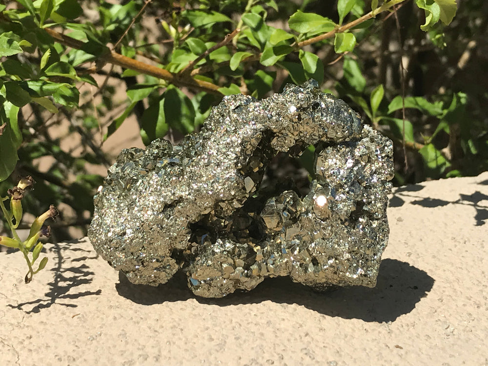 Windowed Peruvian Pyrite