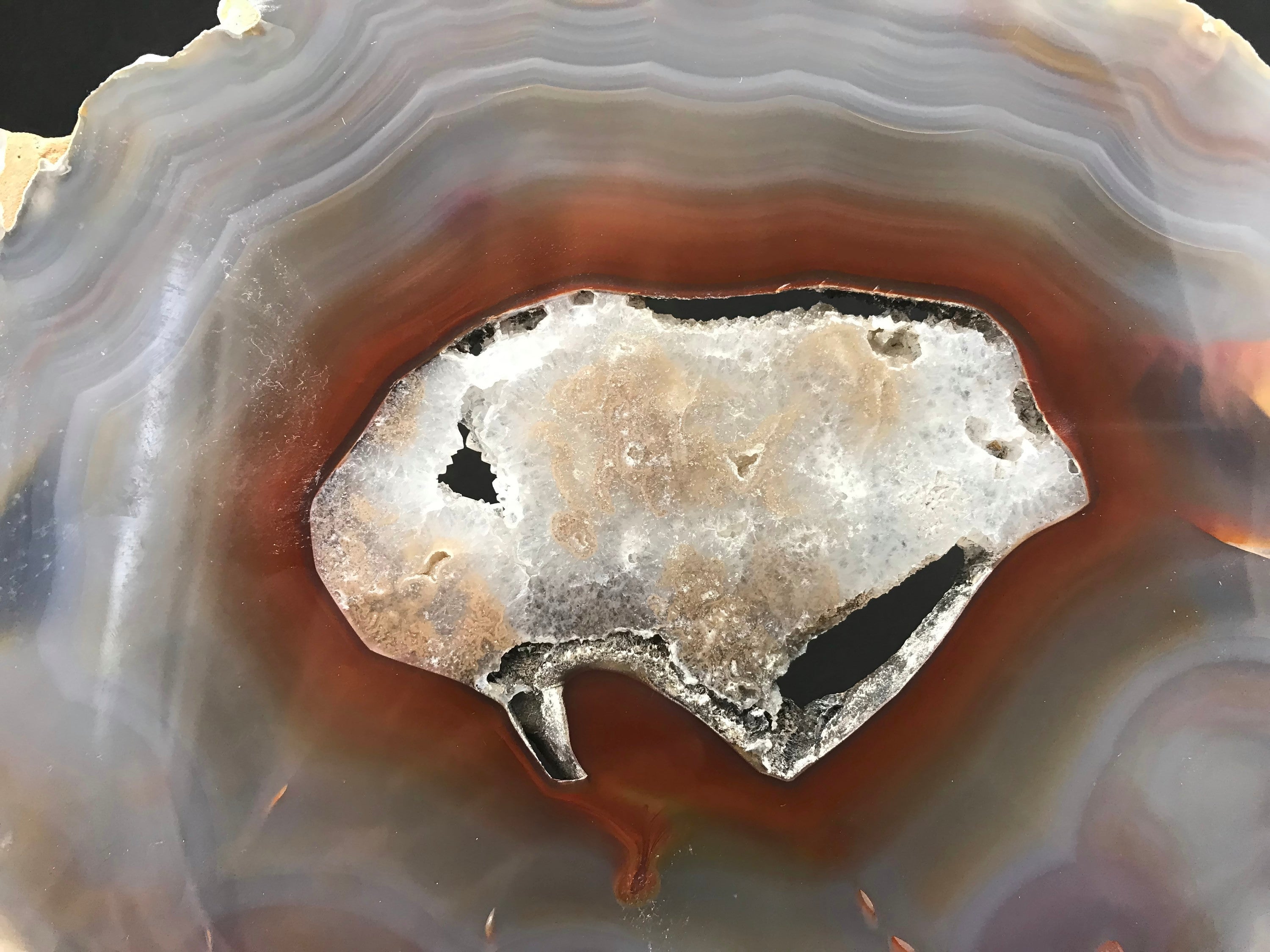 Ultra Translucent Brazilian Agate Slice