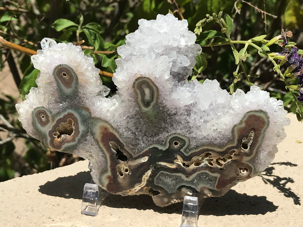 Detailed Quartz and Agate Cluster
