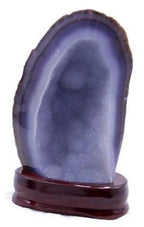 Sparkling Blue Agate Geode