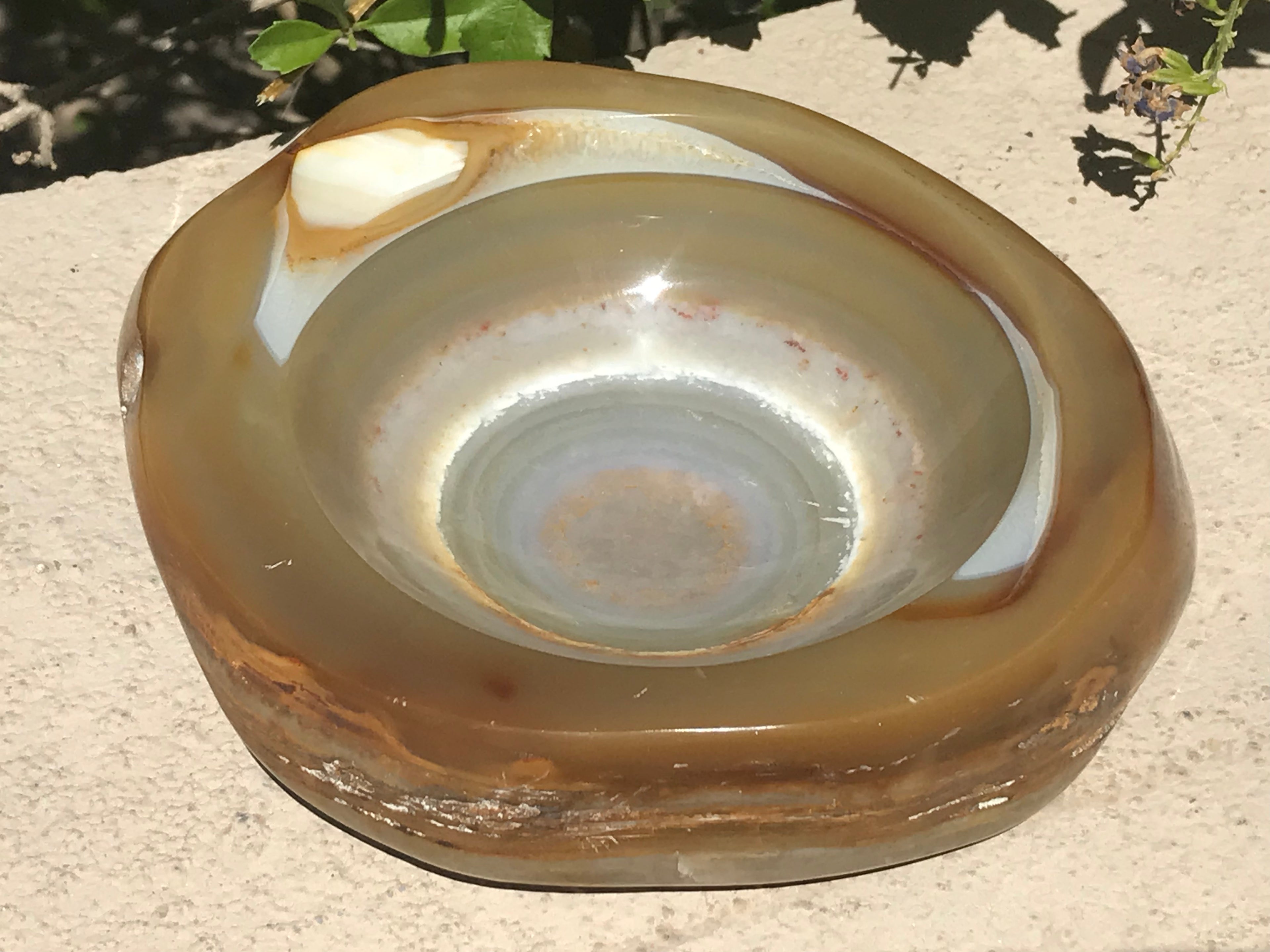 Bull's Eye Agate Bowl