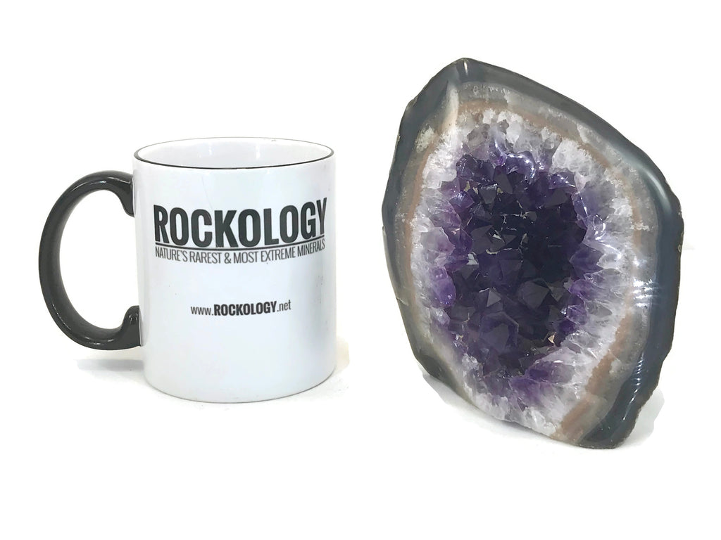 Stylish Amethyst Crystal Filled Geode