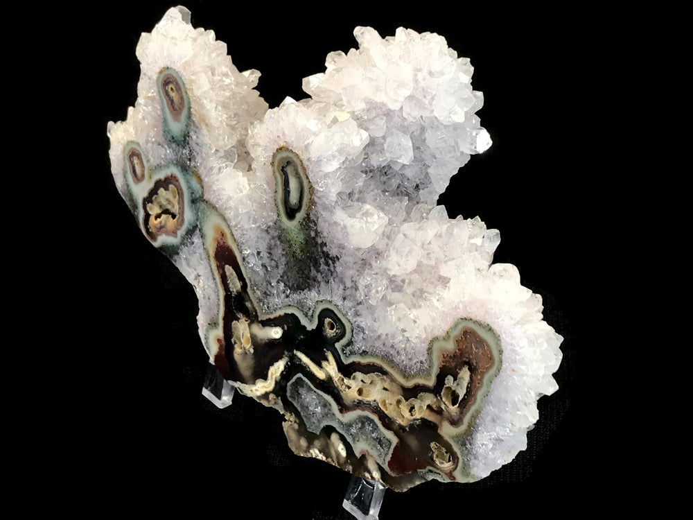 Detailed Quartz and Agate Cluster