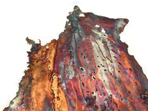 Rich Colored Copper Splash Wall Art