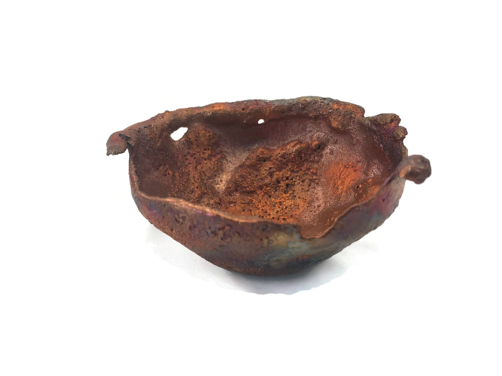 Rainbow Splash Copper Bowl