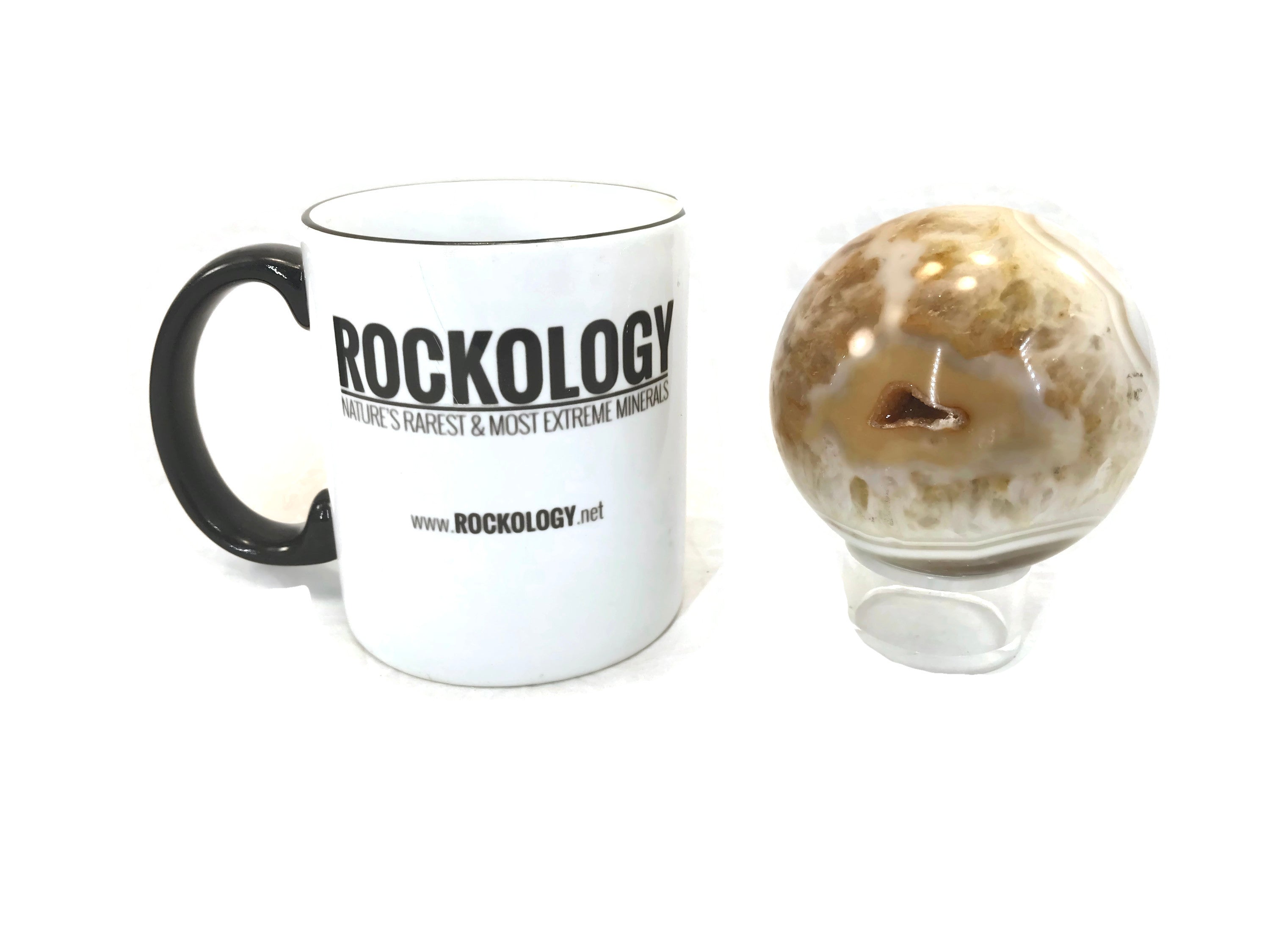 Gold Banded Agate Sphere