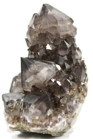 Rare Dark Purple Cactus Quartz Cluster