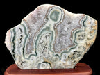 Translucent Quartz and Green Banded Agate Slab