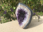 Stylish Amethyst Crystal Filled Geode