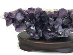 Horizontal Brazilian Amethyst Cluster