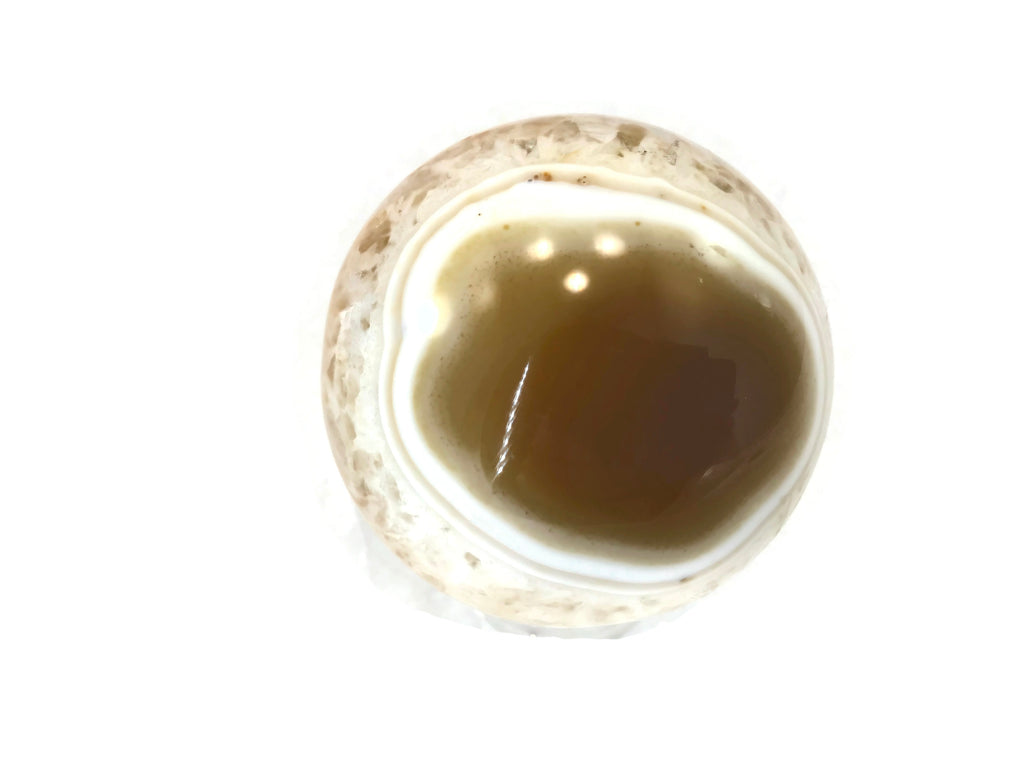 Gold Banded Agate Sphere