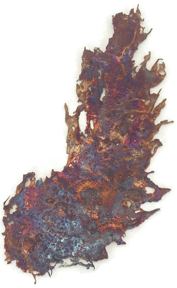 Textured Rainbow Copper Splash